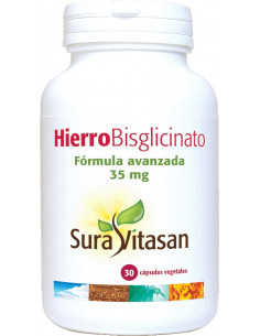 Sura Vitas Hierro Bisglicinato 30 Caps