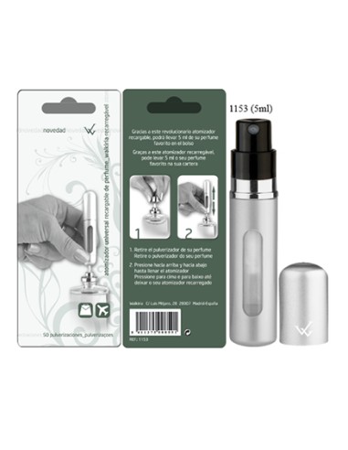 La Walkiria Pulverizador Walkiria Recargabble 1153 Plateado La Walkiria Pulverizador Walkiria Recargabble 1153 Plateado
