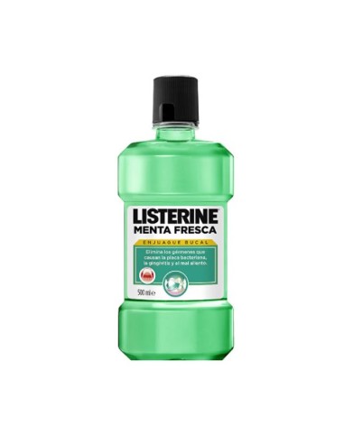 Listerine Rince-Bouche À La Menthe Fraîche 500ml Listerine Rince-Bouche À La Menthe Fraîche 500ml