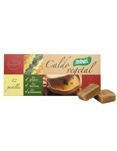 Santiveri Bouillon De Légumes Non Salé 12 Comprimés 100g Santiveri Bouillon De Légumes Non Salé 12 Comprimés 100g