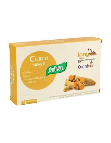Santiveri Curcu Mentte 24 Comprimés Santiveri Curcu Mentte 24 Comprimés