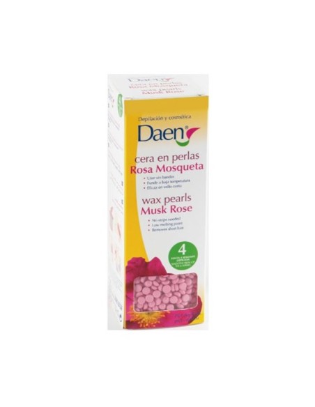 Daen Depilation Wax Pearls Musk Rose 200g