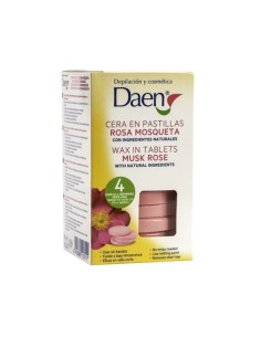 Daen Depilation Wax In Tablets Musk Rose 300g