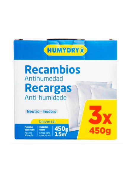 Humydry Anti-humidity Refills 3x450g