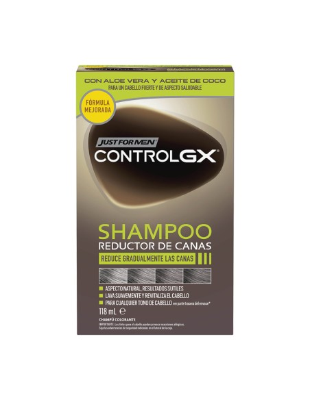 Just for Men Control Gx Shampooing Réducteur De Cheveux Gris 118ml