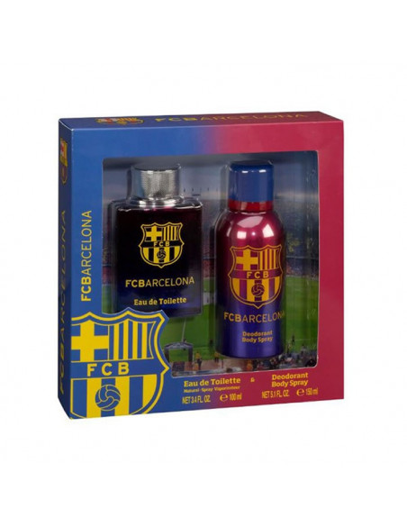 FC Barcelona Eau De Toilette Vaporisateur 100ml Coffret 2 Produits