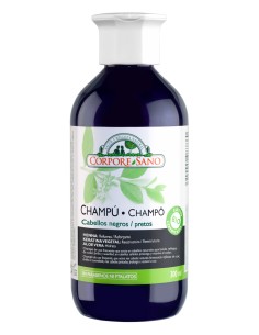 Corpore Champu Henna 300ml Cabellos Negros Bio