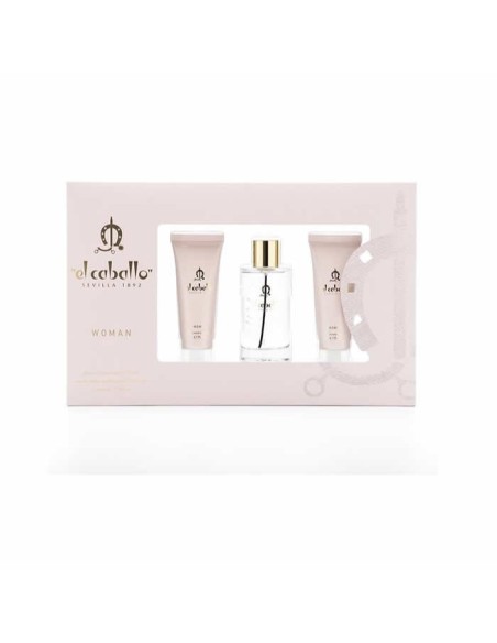 El Caballo Woman Eau De Toilette Vaporisateur 100ml Coffret 3 Produits