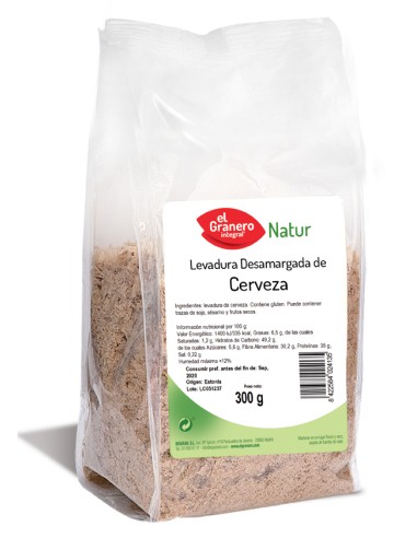 Granero Levadura De Cerveza Desamargada 300g Granero Levadura De Cerveza Desamargada 300g