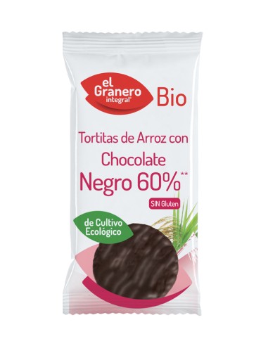 Granero Tortitas De Arroz Con Chocolate Negro Bio Granero Tortitas De Arroz Con Chocolate Negro Bio