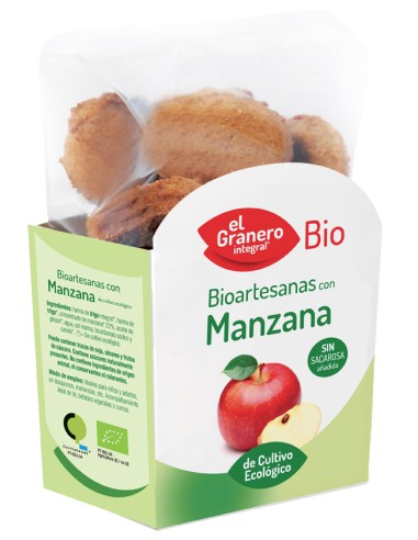 Granero Galletas Artesanas Con Manzana Bio 250g Granero Galletas Artesanas Con Manzana Bio 250g