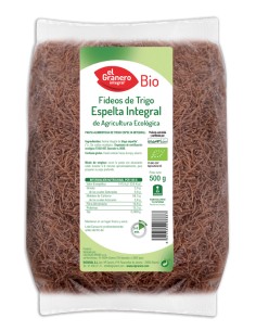 Granero Fideos Finos Espelta Integral Bio 500g