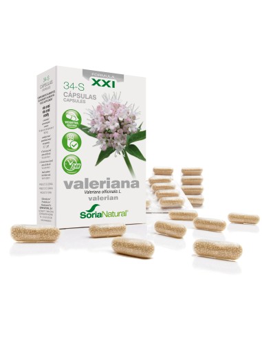 Soria 34-S Valeriana 600 Mg 30 Caps Liberacion Prolongad Soria 34-S Valeriana 600 Mg 30 Caps Liberacion Prolongad