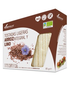 Alecosor Bio Tostadas De Arroz y Lino