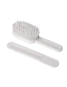Eurostil Bebe Cepillo Suave Blanco 1un Peine 1u