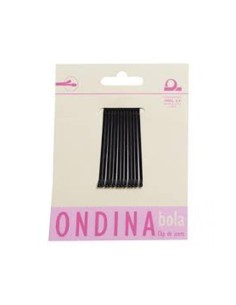 Eurostil Bola Negro Negro Clips Ondina 50mm Carton 1un
