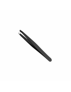 Eurostil Black Stainless Steel Tweezers 9cm