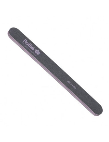 Eurostil Uñas Lima Gruesa Acolchada 170mm Negra Pack 12un