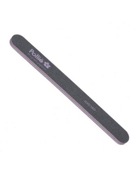 Eurostil Uñas Lima Gruesa Acolchada 170mm Negra Pack 12un