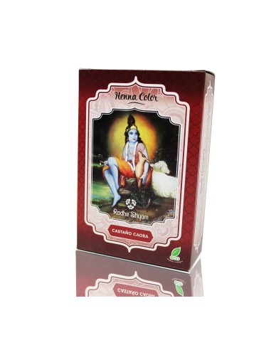 Henna Castaño Caoba Polvo Radhe 100g Henna Castaño Caoba Polvo Radhe 100g