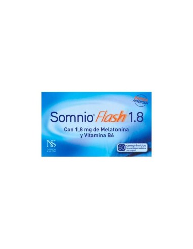 Nutricion and Santé Somnio Flash 1,8mg 60 Comp 60 Comp