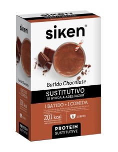 Siken Batido Chocolate 6 Sobres