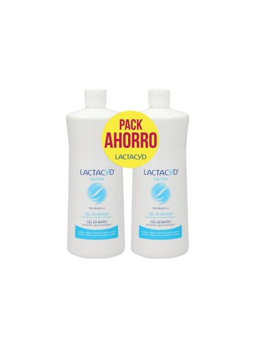 Lactacyd Derma Gel de Bain 2x1000 ml Lactacyd Derma Gel de Bain 2x1000 ml