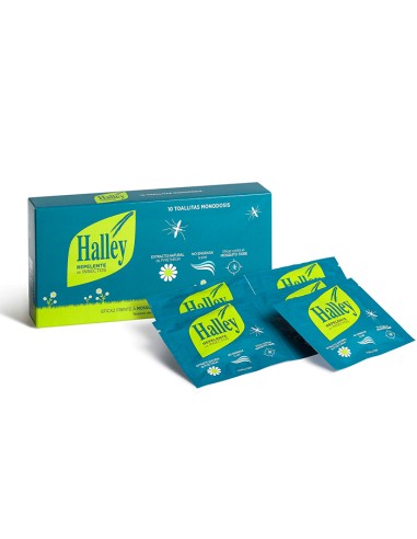 Halley Lotion Répulsive Lingettes 10U
