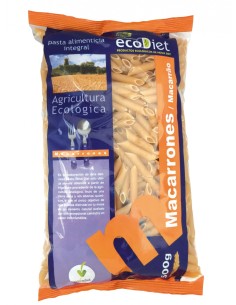 Novadiet Macarrones Integrales Ecodiet 500g