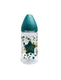 Suavinex Biberon Haute Couture Avec Tétine Ronde En Silicone +0 270ml