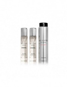 Chanel Allure Homme Sport Travel Spray Rechargeable Coffret 4 Produits