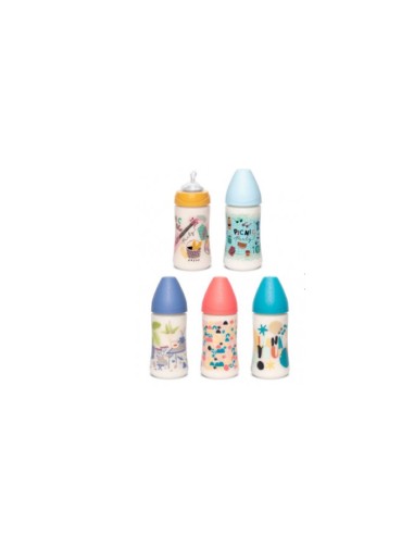 Suavinex Silic Teat Bottle T-1m 270ml Suavinex Silic Teat Bottle T-1m 270ml