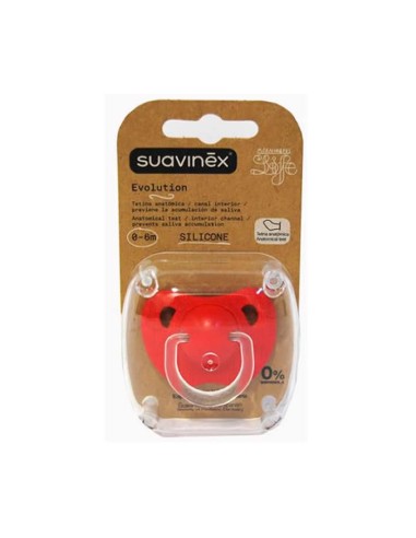 Suavinex Evolution Anatomical Silicone Tètina Succette +6m