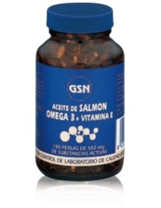 Gsn Aceite De Salmon 180 Perlas