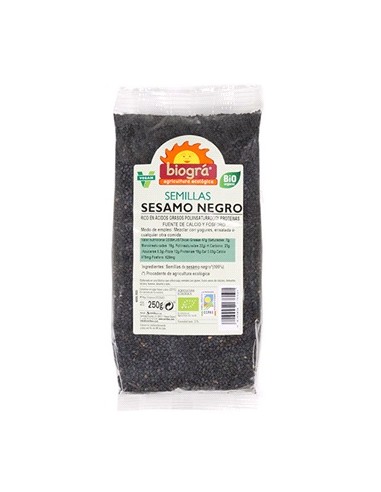 Biográ Sesamo Negro 250g Biogra Bio Biográ Sesamo Negro 250g Biogra Bio