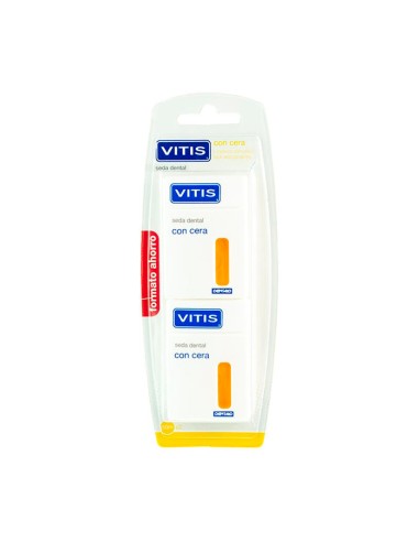Vitis Fil Dentaire avec cire Duplo Vitis Fil Dentaire avec cire Duplo