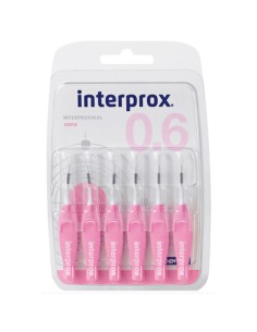 Interprox 0.6 Brosses Interproximales Nano 6 Unités