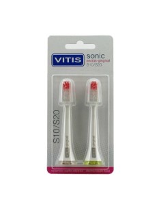 Vitis Spare Part Electric Toothbrush For Delicate Gums 2 Units