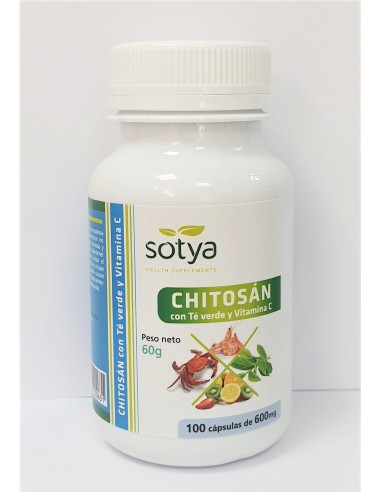Sotya Chitosan Te Verde Vit C 100 Caps