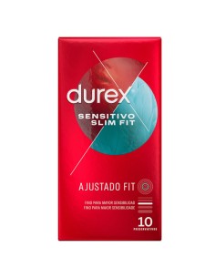 Durex Sensitive Slim Fit 10 Unidades