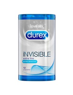Durex Invisible Préservatifs 12 Unités