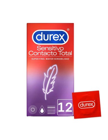 Durex Sensitivo Contacto Total 12 Preservativos Durex Sensitivo Contacto Total 12 Preservativos