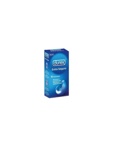 Durex Supplémentaire Coffre-Fort Préservatifs 12 Unités Durex Supplémentaire Coffre-Fort Préservatifs 12 Unités