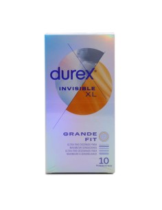 Durex Invisible XL Ultra Thin Condoms 10 Unités