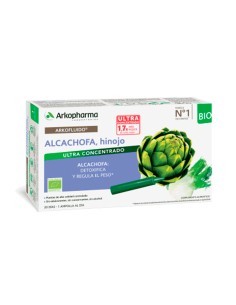 Arkopharma Arkofluido Artichauts-Fenouil 20 Ampoules Buvables
