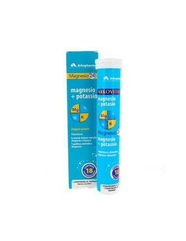 Arkopharma Arkovital Magnésium Potassium 18 Comprimés Effervescents Arkopharma Arkovital Magnésium Potassium 18 Comprimés Effervescents