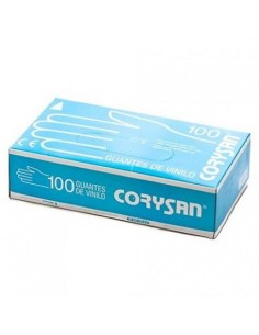 Guantes De Vinilo Talla Mediana 100 Unidades Corysan