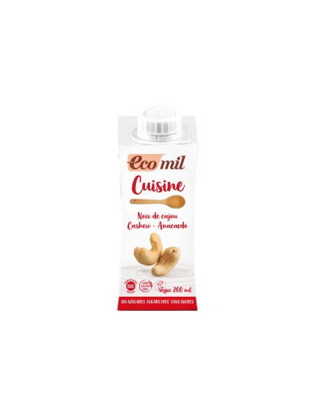 Nutriops Ecomil Cuisine Anacardo 200ml Sin Azucares
