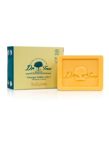 Dr. Tree Shampooing solide 2 en 1 Nutricion 75g Dr. Tree Shampooing solide 2 en 1 Nutricion 75g