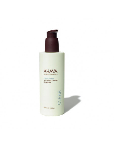 Ahava Time To Clear 3 En 1 Démaquillant Tonique 250ml